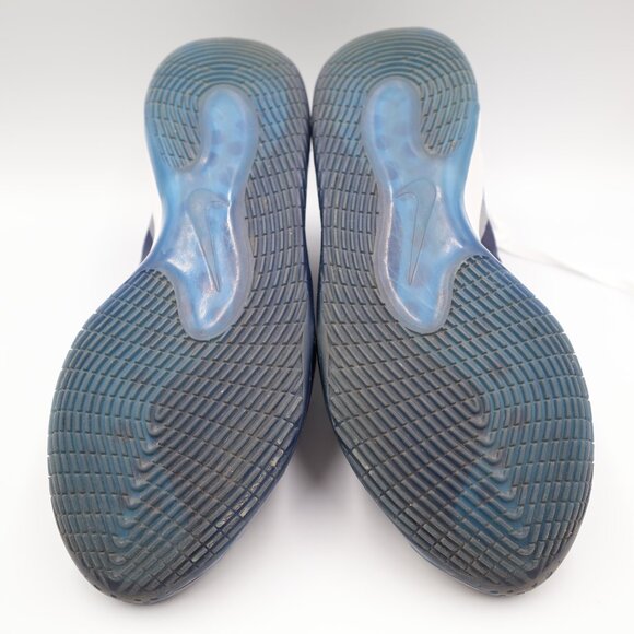 Nike KD 12th Edition 2019-2020 Kevin Wayne Durant Size 8.5 Navy Blue - Picture 6 of 9